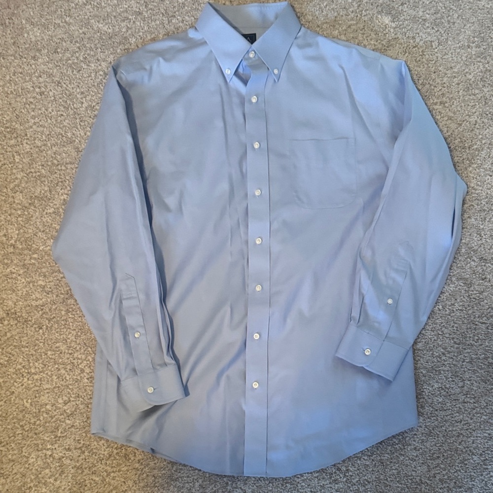 Jos. A. Bank Light Blue Tailored Fit Dress Shirt